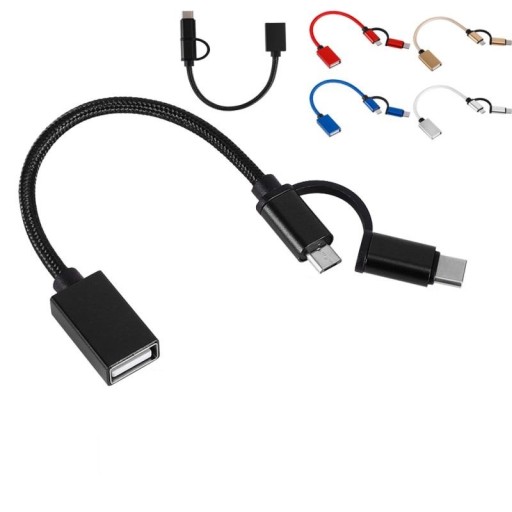 Adapter USB-C / Micro USB na USB 2.0 K43