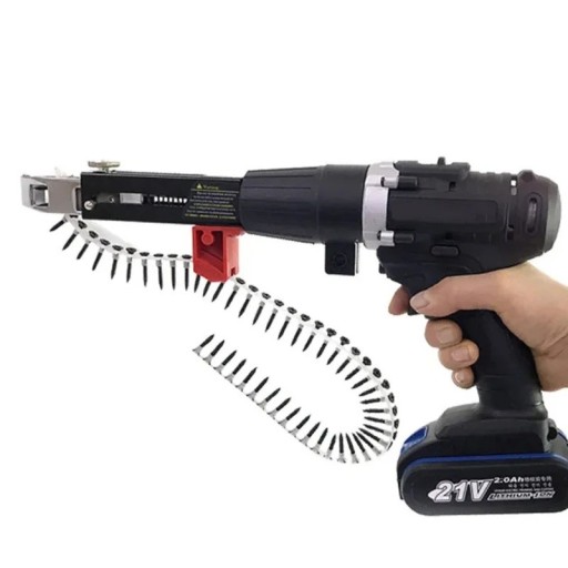 Adapter voor boormachine 23 x 5,1 x 3,5 cm Automatische schroefvoeding Diepte-instelling Aluminium opzetstuk