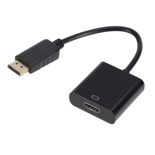 Adaptor DisplayPort mascul la HDMI femela 1080p DP la HDMI Adaptor Convertor PC Notebook Monitor TV Full HD 1920×1080 Plug &amp; Play Transmitere imagini de înaltă calitate