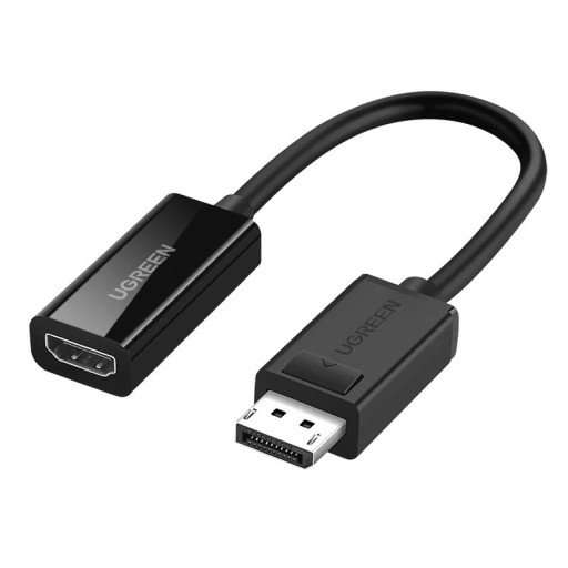 Adaptor DisplayPort mascul la HDMI mamă 4K 60Hz 25 cm Adaptor DP la HDMI Convertor PC Notebook Monitor TV Plug &amp; Play Transmitere imagini și sunet de înaltă calitate