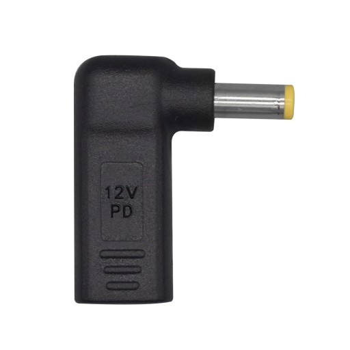 Adaptor înclinat USB-C la CC 3,5 x 1,35 / 4,0 x 1,7 / 5,5 x 2,5