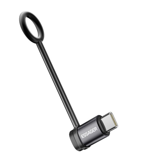 Adaptor Lightning la USB-C OTG, convertor de încărcare rapidă Essager 3A pentru conectarea iPhone-ului la dispozitive USB-C, funcție OTG