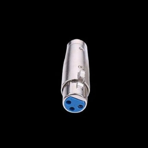 Adattatore audio XLR femmina a RCA femmina per collegare un microfono Riduttore in lega di zinco Presa XLR a tre poli con bloccaggio di sicurezza
