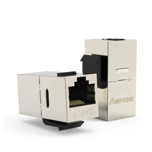 Adattatore di collegamento CAT 7 RJ45 F/F 2 pz