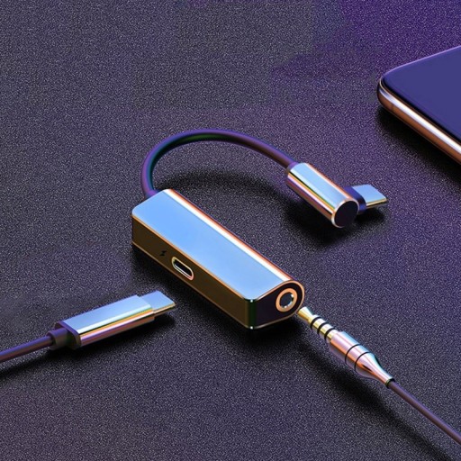Adattatore USB-C a USB-C / jack da 3,5 mm K90