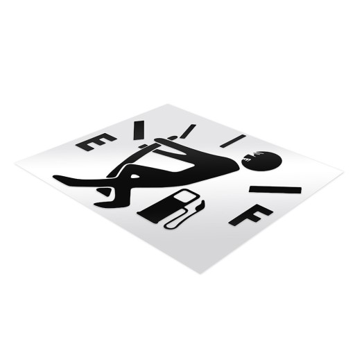 Adesivo divertente per serbatoio