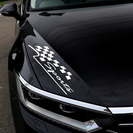 Adesivo per auto - bandiera da corsa