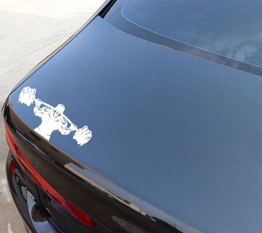Adesivo per auto culturista