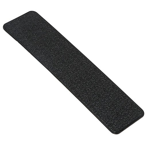 Adhesiv plade til bilens instrumentbræt, 28 x 8 cm, elastisk materiale, sort holder til små genstande for chauffører