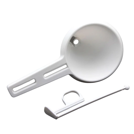 Adjustable Handheld Funnel for Batter and Icing Lever Dispenser for Baking Cakes, Muffins and Pastry Creations
