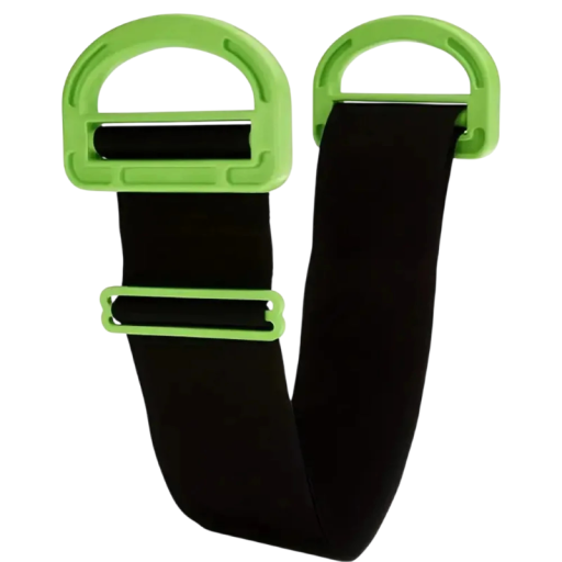 Adjustable Lifting Straps with a Load Capacity of 272 kg Length 10–156 cm Black and Green Straps for Carrying Furniture and Boxes