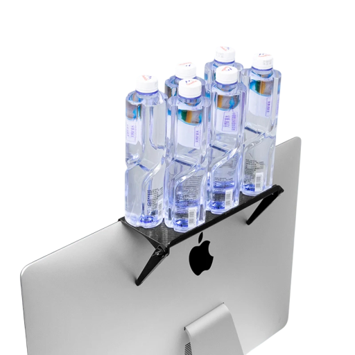 Adjustable Top Shelf for Monitor or Television, Non-Slip Surface, 215 x 113 mm, Monitor Mounting, Space Saving