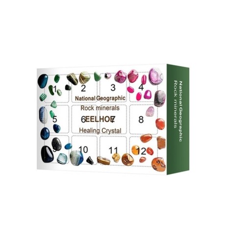 Advent Calendar with Stones 12 Days