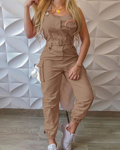 Ærmeløs jumpsuit til kvinder B827