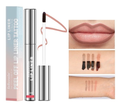 Afbladderende lipliner Waterdichte matte textuur Langdurig effect Geen uitlopen Eenvoudige applicatie voor make-up