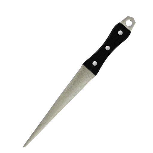 Affilatore diamantato per coltelli 400 grit Affilatore a lama in titanio curvo Strumento di affilatura per coltelli forbici attrezzi da cucina Affilatura facile