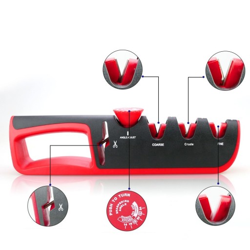 Afiador ajustável para facas e tesouras