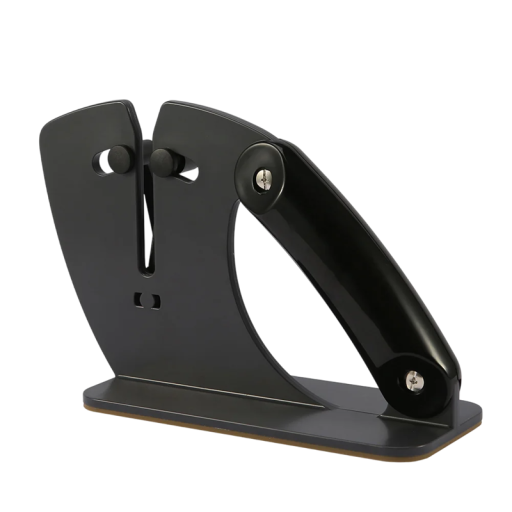 Afilador de cuchillos de cocina profesional Ángulo ajustable 22–46° Base antideslizante Afilado rápido de navajas y cuchillos de caza