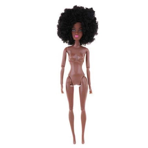 Afro-Frisurpuppe 28 cm