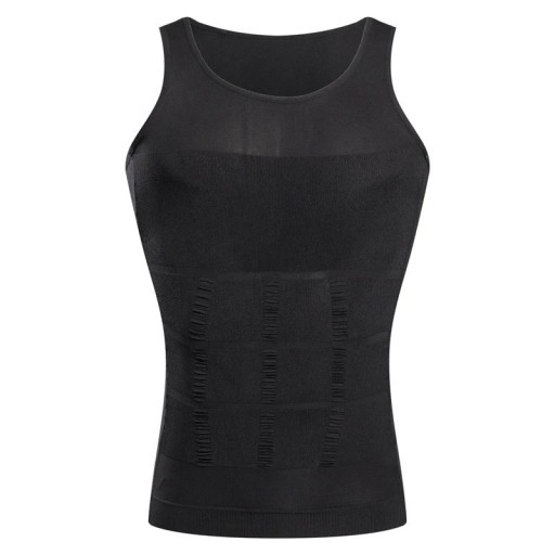 Afslankend compressievest, body shaping tanktop voor heren, shapewear voor heren, naadloos afslankvest, houdingsfitness tanktop