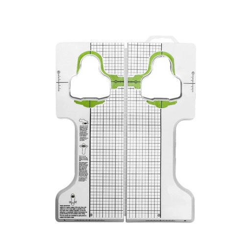 Afstelgereedschap voor KEO-stoppers met kalibratienet voor nauwkeurige positionering en hoekinstelling van fietsschoenen voor wegfietsen