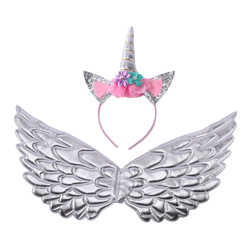 Ailes de licorne pour enfants avec serre-tête