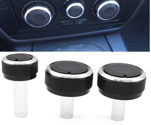 Air Conditioning Control Knobs VW 3 pcs