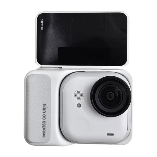 Akčná kamera 4K 60 fps s magnetickou stabilizáciou a magnetickým držiakom výdrž batérie 200 minút vodoodolná POV handsfree biela
