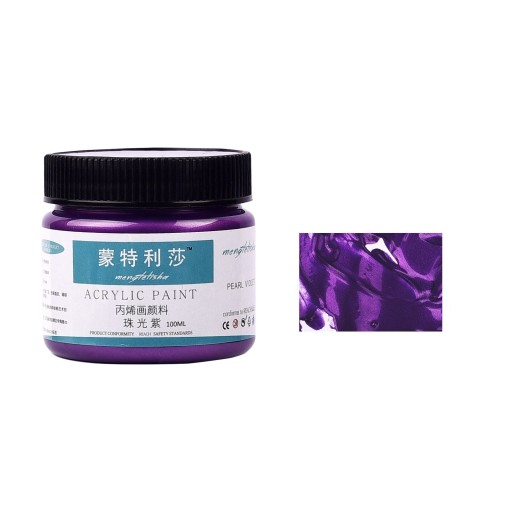 Akrylmaling perlemorsfarvet 100 ml