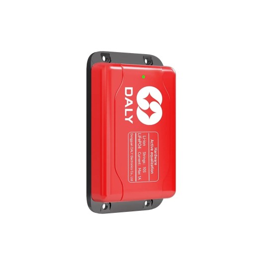 Aktiv balancér Daly 10S 1 A BMS til Li-ion og LiFePO4 batterier med aktiv udligning af celler 49 x 87 x 18 mm rød hjemme solenergilagring