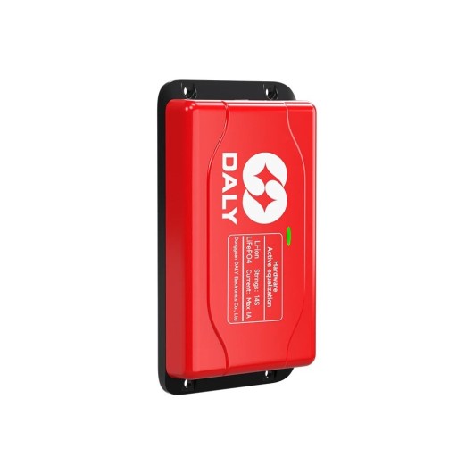 Aktiv balancér Daly 14S 1 A BMS til Li-ion og LiFePO4 batterier med aktiv udligning af celler 65 x 115 x 19 mm rød solarlagring
