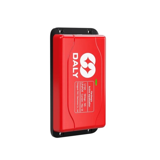 Aktiv balancér Daly 16S 1 A BMS til Li-ion og LiFePO4 batterier med aktiv cellerbalancering 65 x 115 x 19 mm rød solarlagring