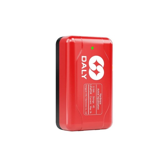 Aktiv balancér Daly 4S 1 A BMS til Li-ion og LiFePO4 batterier med aktiv udligning af celler 35 x 60 x 18 mm rød hjemme solenergilagring