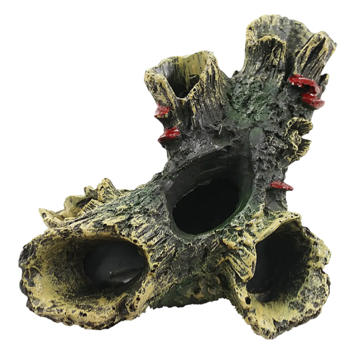Akvariumi dekoráció barlang 16x10x7 cm Nem mérgező dísz az akváriumba Halak búvóhelye Gyanta házikó Biztonságos kiegészítő Akvariumi táj