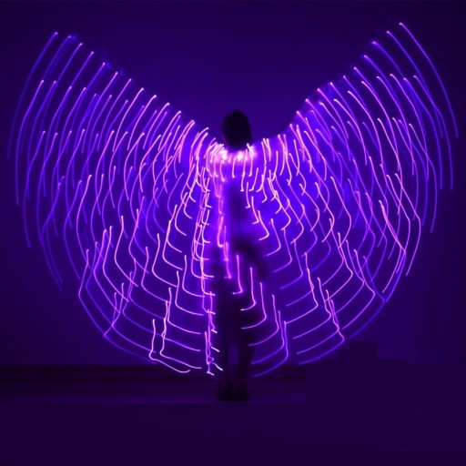 Alas de danza del vientre LED para niños