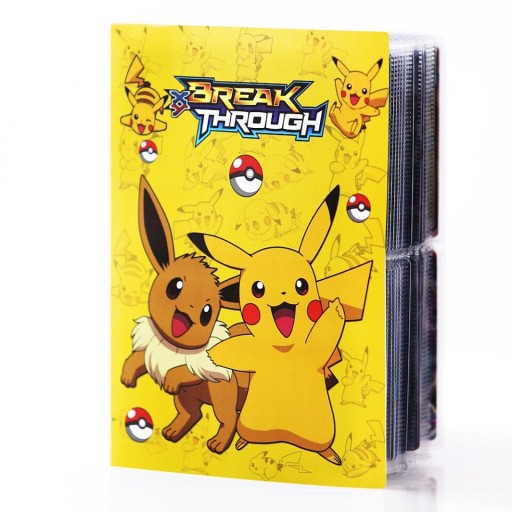 Album de cartes de jeu avec motif Pokémon