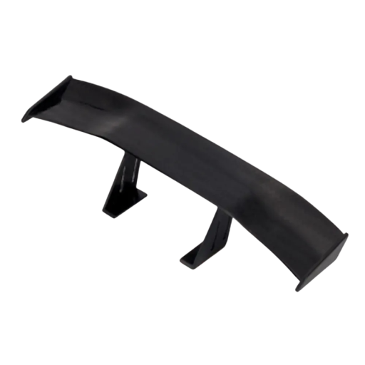 Alerón trasero en miniatura para coche 17 x 3,6 x 3,6 cm Alerón decorativo fabricado en plástico ABS Accesorio tuning Modelo sencillo Car Styling