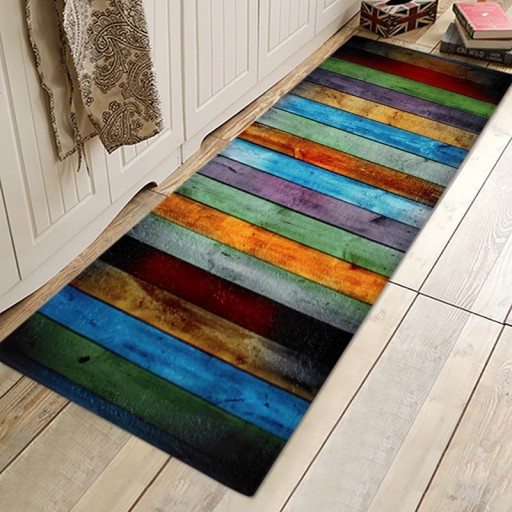 Alfombra de baño colorida