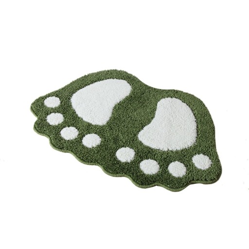 Alfombrilla de baño con huella de pie