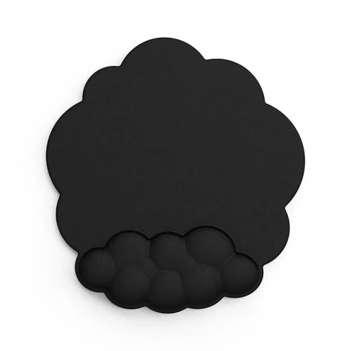 Alfombrilla de ratón ergonómica con forma de nube, de espuma antideslizante, para escritorio, para trabajo y juegos