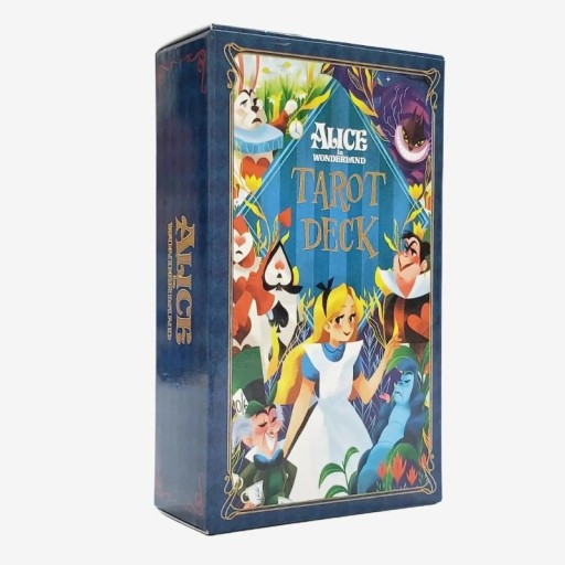 Alice in Wonderland Tarot Cards Illustrated Divination Deck Colourful Tarot Cards with Fairy Tale Motifs for Fate Reading