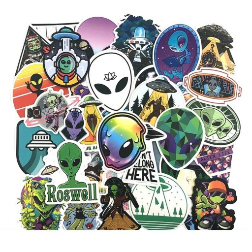 Alien klistermärken 50 st E187