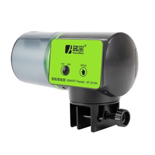 Alimentatore automatico per pesci 200 ml Timer Dosaggio regolabile Facile installazione Alimentatore per acquari Per acquari d'acqua dolce e salata