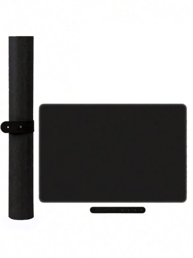 Almofada de unhas portátil dobrável 60 x 30 cm Apoio para as mãos em microfibra macia À prova de água, resistente a sujidade e riscos para manicure, salão e uso doméstico