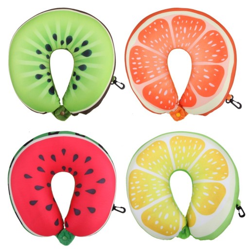 Almohada cervical con forma de fruta - 4 tipos