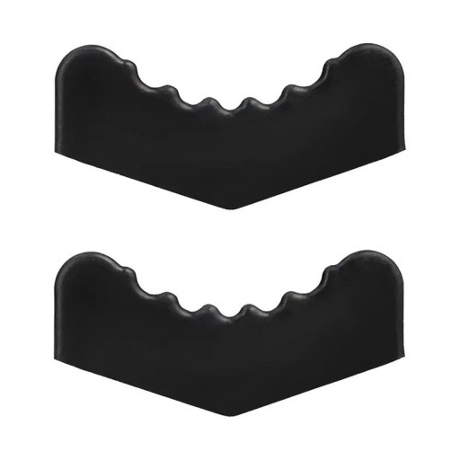 Almohadilla de goma para gato de coche 2 unidades ranurada 6 toneladas negra universal protector de chasis