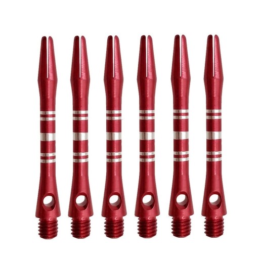 Aluminium dartschachten 6 stuks