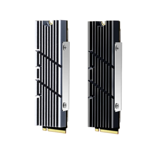 Aluminiumkylare för grafikkort och processor för stationära datorer och PS5 med 3 silikonunderlägg, 4 skruvar och skruvmejsel kylsats