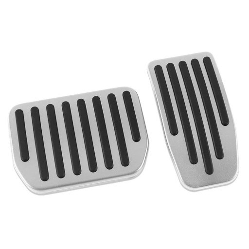 Aluminiums pedal dæk til Tesla Model 3 Y Highland 2024 2023 2022 Accelerator og bremse pedal tilbehør 100,8x75 109x53,6 mm
