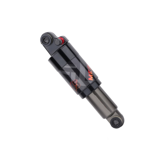 Amortiguador de Aire Trasero MEROCA 165 mm de Recorrido 45 mm Ojo 24 mm Aleación Negro para Bicicleta de Montaña Scooter y Bicicleta Plegable Piezas de Ciclismo